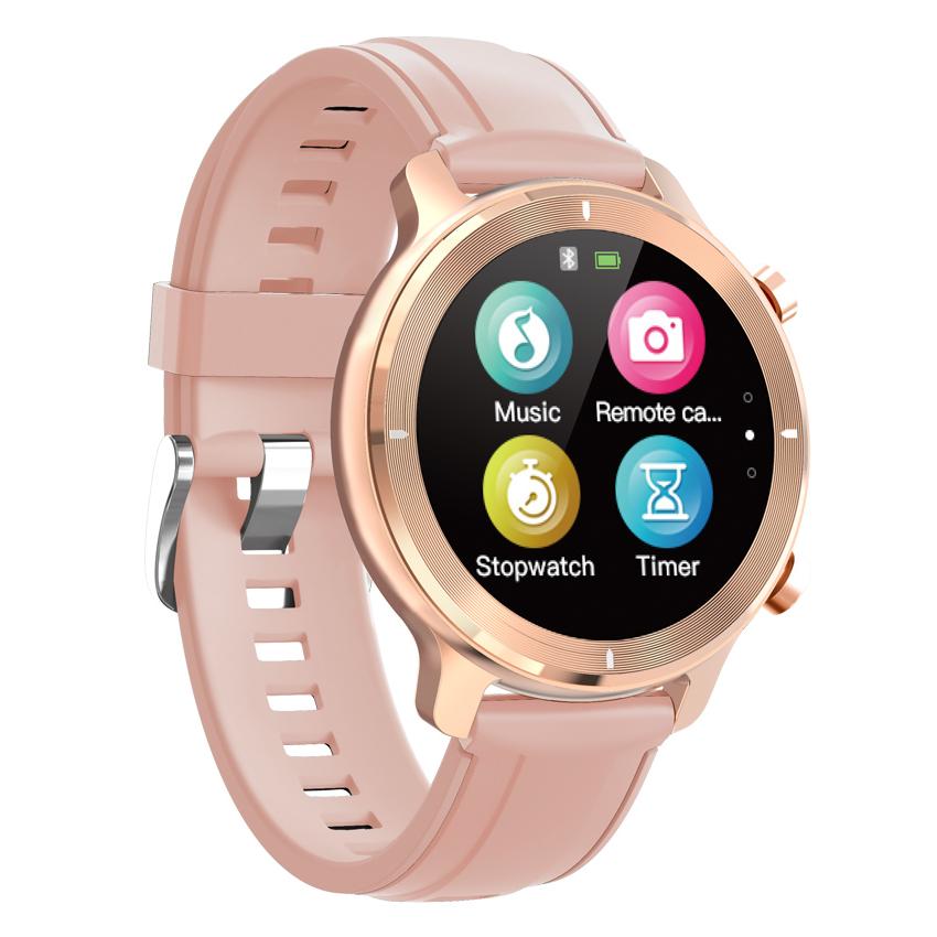 HIFUTURE smartwatch HiWAVE, 1.3", IP68, heart rate monitor, ροζ χρυσό | eLabstore.gr HIFUTURE smartwatch HiWAVE, 1.3", IP68, heart rate monitor, ροζ χρυσό | Mobile Συσκευές | elabstore.gr