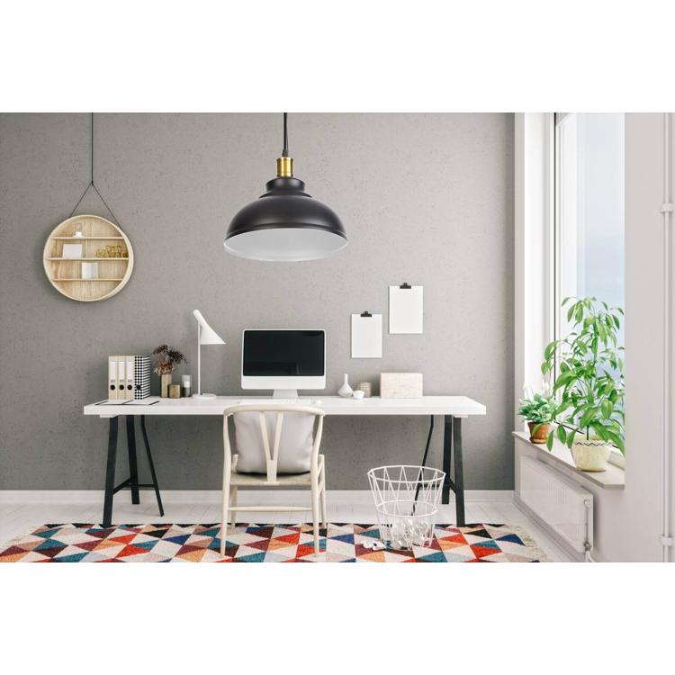 POWERTECH φωτιστικό οροφής HLL-0010, E27, μεταλλικό, λευκό-μαύρο | eLabstore.gr POWERTECH φωτιστικό οροφής HLL-0010, E27, μεταλλικό, λευκό-μαύρο | Φωτισμός | elabstore.gr