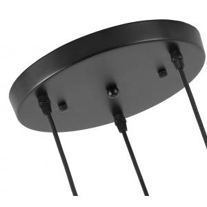 POWERTECH τρίφωτο φωτιστικό οροφής HLL-0004, E27, μεταλλικό, μαύρο | Φωτισμός | elabstore.gr