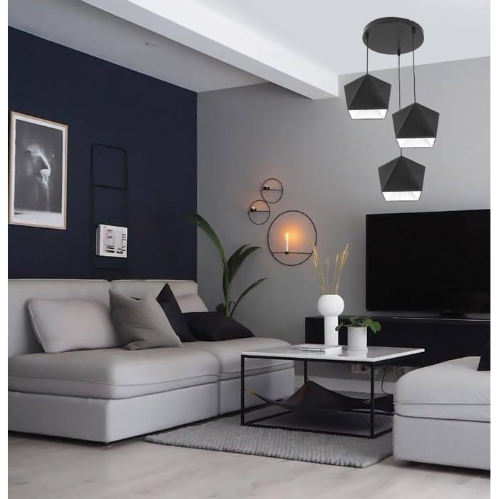 POWERTECH τρίφωτο φωτιστικό οροφής HLL-0013, E27, μεταλλικό, λευκό-μαύρο | eLabstore.gr POWERTECH τρίφωτο φωτιστικό οροφής HLL-0013, E27, μεταλλικό, λευκό-μαύρο | Φωτισμός | elabstore.gr