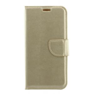 POWERTECH Θήκη Book Leather Silicon για Samsung J3 2017 EU, Gold | Αξεσουάρ κινητών | elabstore.gr