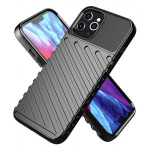 POWERTECH Θήκη Carbon MOB-1559 για  iPhone 12 Pro Max, μαύρη | Αξεσουάρ κινητών | elabstore.gr