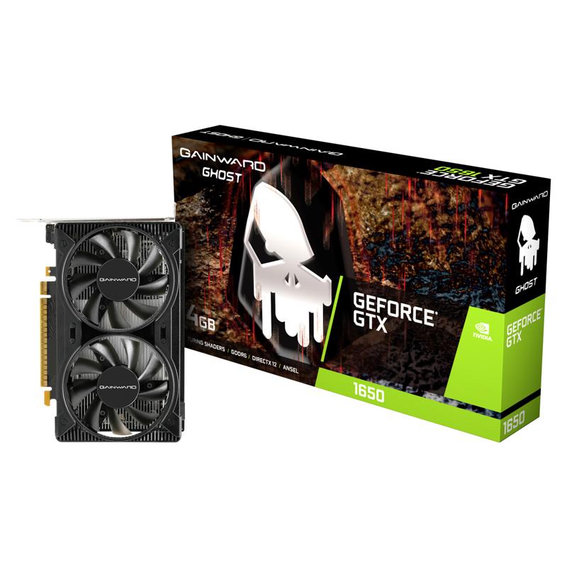 GAINWARD VGA GeForce GTX 1650 D6 Ghost NE6165001BG1, GDDR6 4GB, 128bit | eLabstore.gr GAINWARD VGA GeForce GTX 1650 D6 Ghost NE6165001BG1, GDDR6 4GB, 128bit | PC & Αναβάθμιση | elabstore.gr