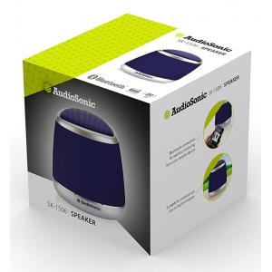 AUDIOSONIC φορητό ηχείο SK-1506, bluetooth/3.5mm, 400mAh, μπλε | eLabstore.gr AUDIOSONIC φορητό ηχείο SK-1506, bluetooth/3.5mm, 400mAh, μπλε | Εικόνα & Ήχος | elabstore.gr