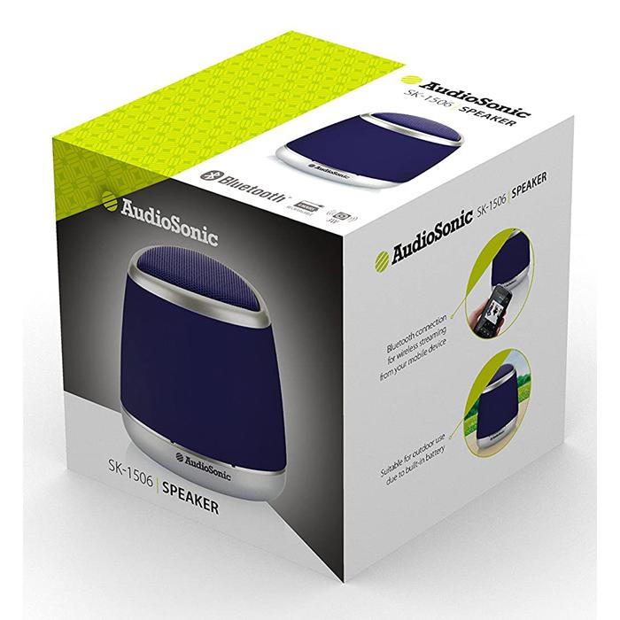 AUDIOSONIC φορητό ηχείο SK-1506, bluetooth/3.5mm, 400mAh, μπλε | eLabstore.gr AUDIOSONIC φορητό ηχείο SK-1506, bluetooth/3.5mm, 400mAh, μπλε | Εικόνα & Ήχος | elabstore.gr