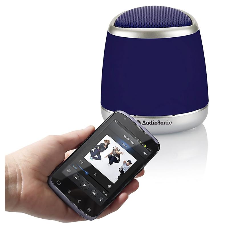 AUDIOSONIC φορητό ηχείο SK-1506, bluetooth/3.5mm, 400mAh, μπλε | eLabstore.gr AUDIOSONIC φορητό ηχείο SK-1506, bluetooth/3.5mm, 400mAh, μπλε | Εικόνα & Ήχος | elabstore.gr