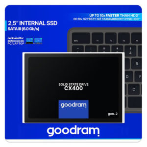 GOODRAM SSD CX400 Gen.2 128GB, 2.5", SATA III, 550-460MB/s, 3D TLC NAND | PC & Αναβάθμιση | elabstore.gr