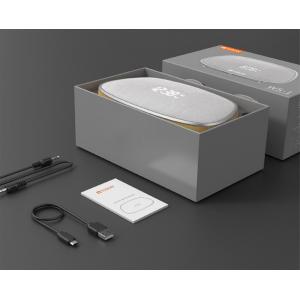 YISON ξυπνητήρι WS-1, bluetooth 5.0, 2x 5W, ένδειξη ώρας, AM/FM, ασημί | Εικόνα & Ήχος | elabstore.gr
