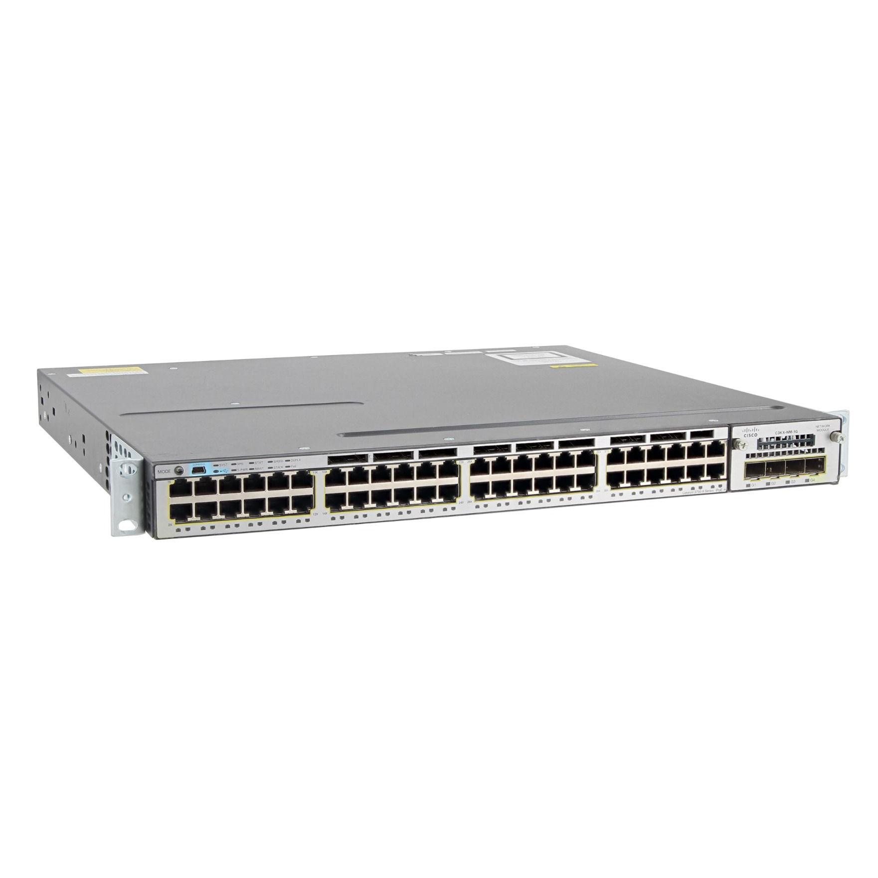 CISCO used Catalyst Switch C3750X-48P-S, 48 ports PoE, managed | eLabstore.gr CISCO used Catalyst Switch C3750X-48P-S, 48 ports PoE, managed | Εξοπλισμός IT | elabstore.gr