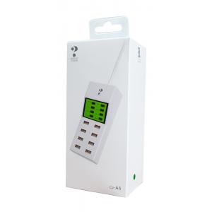 USB φορτιστής 8 θέσεων με LCD monitor TOOL-0006, 5V 0.5A έως 2.1A | Εργαλεία | elabstore.gr