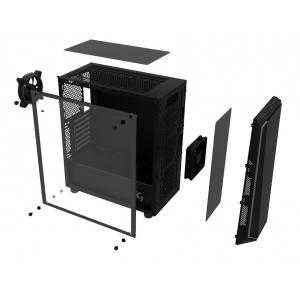 ZALMAN PC case K1 Rev.B mid tower, 458x210x450mm, 2x fan | eLabstore.gr