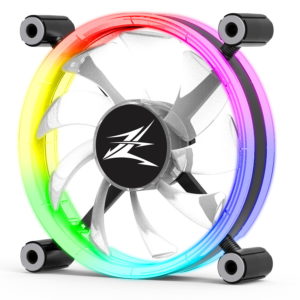 ZALMAN LED ανεμιστήρας ZM-LF120, 120mm, Double-Sided Ring, RGB | PC & Αναβάθμιση | elabstore.gr