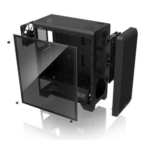 ZALMAN PC case S2 TG, mid tower, 412x189x451mm, 3x fan, διάφανο πλαϊνό | PC & Αναβάθμιση | elabstore.gr