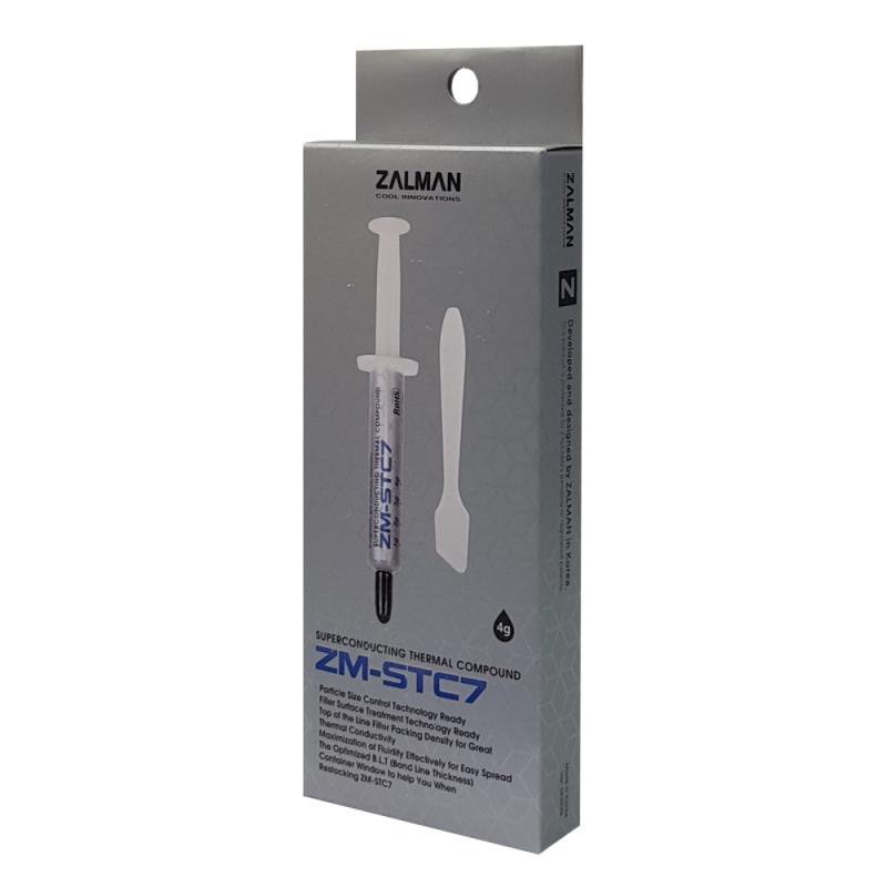 ZALMAN θερμοαγώγιμη πάστα ZM-STC7 με σπάτουλα, 7.2W/mK, γκρι, 4g | eLabstore.gr ZALMAN θερμοαγώγιμη πάστα ZM-STC7 με σπάτουλα, 7.2W/mK, γκρι, 4g | PC & Αναβάθμιση | elabstore.gr