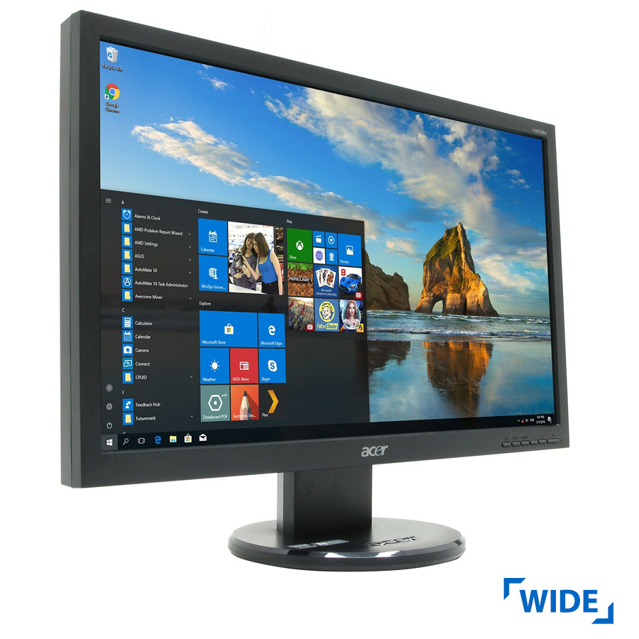 Used Monitor V203H TFT/Acer/20"/1600x900/wide/Black/VGA | eLabstore.gr Used Monitor V203H TFT/Acer/20"/1600x900/wide/Black/VGA | Refurbished | elabstore.gr