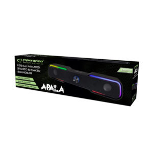 Ηχείο Soundbar USB 6W Μαύρο w/LED EGS101 | Περιφερειακά | elabstore.gr