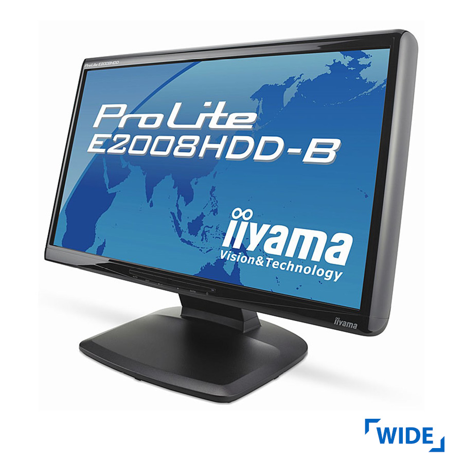 Used Monitor E2008HDD TFT/iiyama/20/1600x900/Wide/Black/VGA & DVI-D | eLabstore.gr Used Monitor E2008HDD TFT/iiyama/20/1600x900/Wide/Black/VGA & DVI-D | Refurbished | elabstore.gr