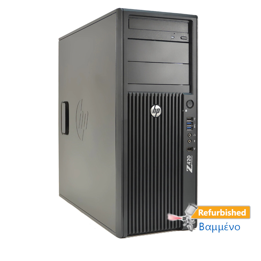 HP Z420 Tower Xeon E5-1620v2 (4-Cores)/16GB DDR3/1TB/Κάρτα Γραφικών 1GB/DVD/7P Grade A+ Workstation | eLabstore.gr HP Z420 Tower Xeon E5-1620v2 (4-Cores)/16GB DDR3/1TB/Κάρτα Γραφικών 1GB/DVD/7P Grade A+ Workstation | Refurbished | elabstore.gr