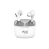 Ακουστικό In-ear Bluetooth V5.0 True Wireless w/Docking station Λευκό Well BOOSTWE-WL. | Περιφερειακά | elabstore.gr