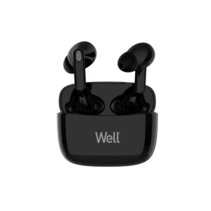Ακουστικό In-ear Bluetooth V5.0 True Wireless w/Docking station Μαύρο Well BOOSTWE-WL | Περιφερειακά | elabstore.gr