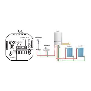 Θερμοστάτης αερίου BHT-002-GC, λευκός | Εργαλεία | elabstore.gr