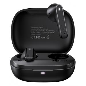USAMS earbuds US-SM001 με θήκη φόρτισης, True Wireless, λευκά | Αξεσουάρ κινητών | elabstore.gr