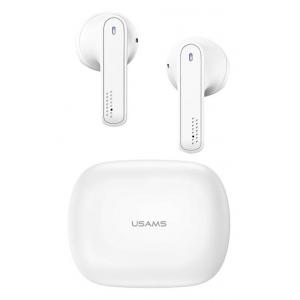 USAMS earbuds US-SM001 με θήκη φόρτισης, True Wireless, μαύρα | Αξεσουάρ κινητών | elabstore.gr