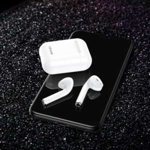 USAMS earphones US-YA001 με θήκη φόρτισης, True Wireless, λευκά | eLabstore.gr USAMS earphones US-YA001 με θήκη φόρτισης, True Wireless, λευκά | Αξεσουάρ κινητών | elabstore.gr