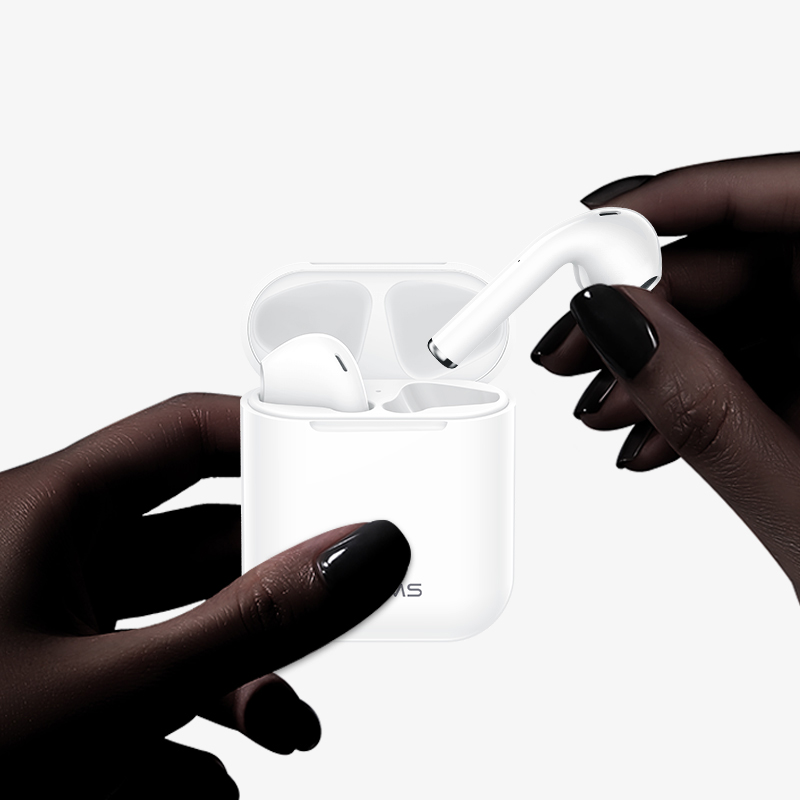 USAMS earphones US-YA001 με θήκη φόρτισης, True Wireless, λευκά | eLabstore.gr USAMS earphones US-YA001 με θήκη φόρτισης, True Wireless, λευκά | Αξεσουάρ κινητών | elabstore.gr