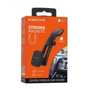 BOROFONE μαγνητική βάση smartphone για αυτοκίνητο BH17-BK, μαύρη | eLabstore.gr