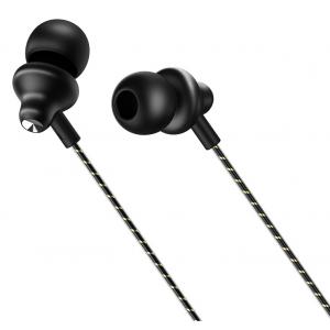 BOROFONE earphones με μικρόφωνο BM42, 3.5mm, 1.2m, μαύρα | Αξεσουάρ κινητών | elabstore.gr