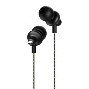 BOROFONE earphones με μικρόφωνο BM42, 3.5mm, 1.2m, μαύρα | Αξεσουάρ κινητών | elabstore.gr