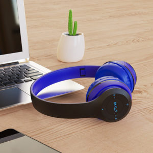 BOROFONE headphones με μικρόφωνο BO4, bluetooth, 3.5mm, μπλε | Αξεσουάρ κινητών | elabstore.gr
