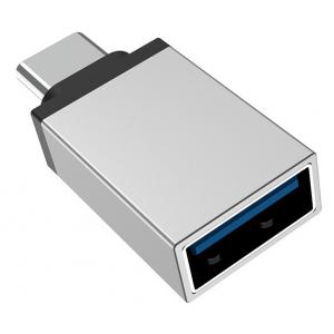 BOROFONE αντάπτορας BV3, Type-C σε USB 3.0, OTG, ασημί | Αξεσουάρ κινητών | elabstore.gr