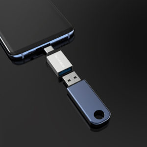 BOROFONE αντάπτορας BV3, Type-C σε USB 3.0, OTG, ασημί | Αξεσουάρ κινητών | elabstore.gr