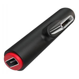 BOROFONE αντάπτορας BV8C 2in1, Type-C σε Type-C & 3.5mm, μαύρος | Αξεσουάρ κινητών | elabstore.gr