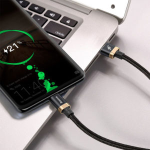 BASEUS καλώδιο USB σε Type-C CATZH-A09, 40W - 5A, 1m, μαύρο | Αξεσουάρ κινητών | elabstore.gr