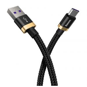 BASEUS καλώδιο USB σε Type-C CATZH-A09, 40W - 5A, 1m, μαύρο | Αξεσουάρ κινητών | elabstore.gr