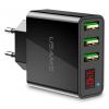 USAMS φορτιστής τοίχου CC35TC03 με οθόνη, 3x USB, 3A, μαύρος | eLabstore.gr USAMS φορτιστής τοίχου CC35TC03 με οθόνη, 3x USB, 3A, μαύρος | Αξεσουάρ κινητών | elabstore.gr