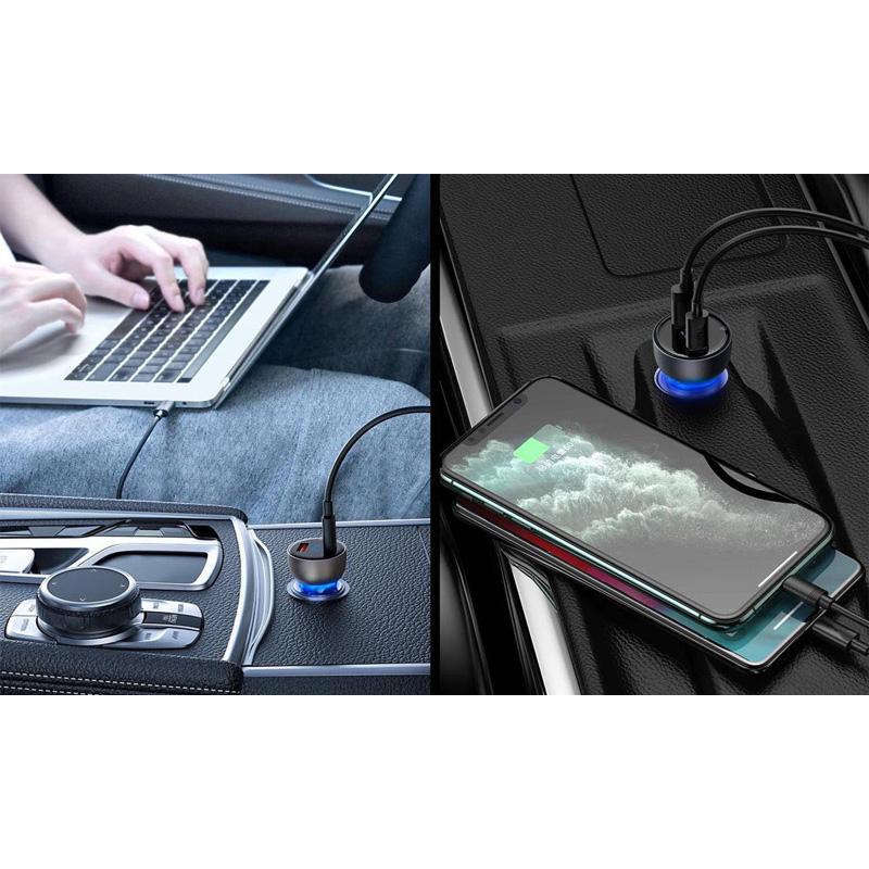 BASEUS φορτιστής αυτοκινήτου CCKX-C0G, USB & type-C, 5A 65W, μαύρος | eLabstore.gr BASEUS φορτιστής αυτοκινήτου CCKX-C0G, USB & type-C, 5A 65W, μαύρος | Αξεσουάρ κινητών | elabstore.gr