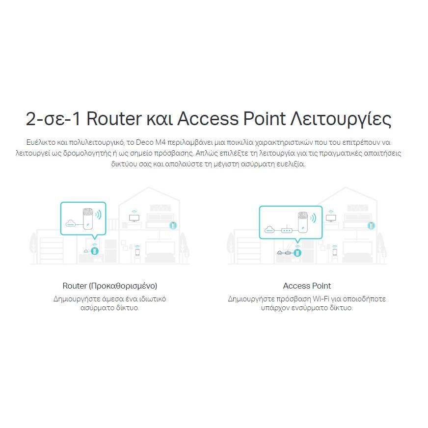 TP-LINK Home Mesh Wi-Fi System DECO E4, AC1200, Ver. 1.0 | eLabstore.gr TP-LINK Home Mesh Wi-Fi System DECO E4, AC1200, Ver. 1.0 | Δικτυακά | elabstore.gr