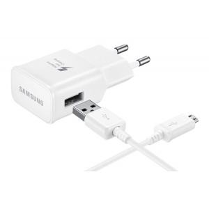 SAMSUNG φορτιστής τοίχου EP-TA20EWE, Micro USB, 15W 2A, λευκός | Αξεσουάρ κινητών | elabstore.gr