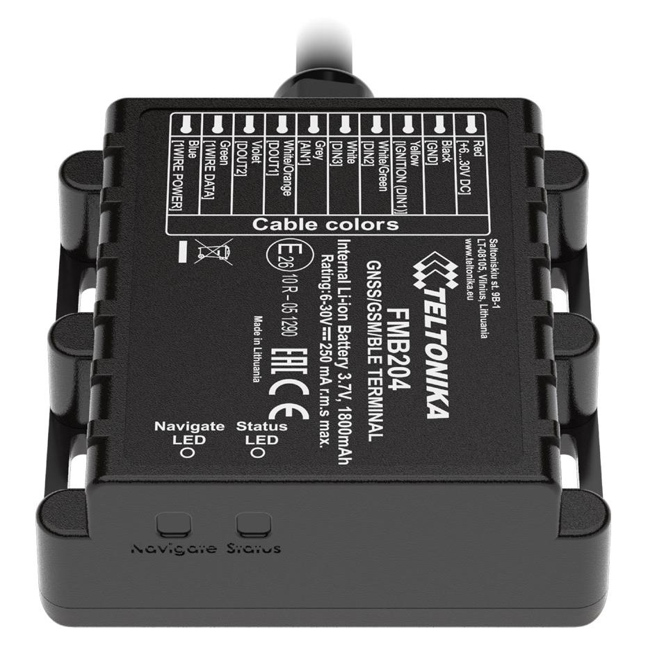 TELTONIKA GPS Tracker αυτοκινήτου FMB204, GSM/GPRS/GNSS, Bluetooth, IP67 | eLabstore.gr TELTONIKA GPS Tracker αυτοκινήτου FMB204, GSM/GPRS/GNSS, Bluetooth, IP67 | GPS | elabstore.gr