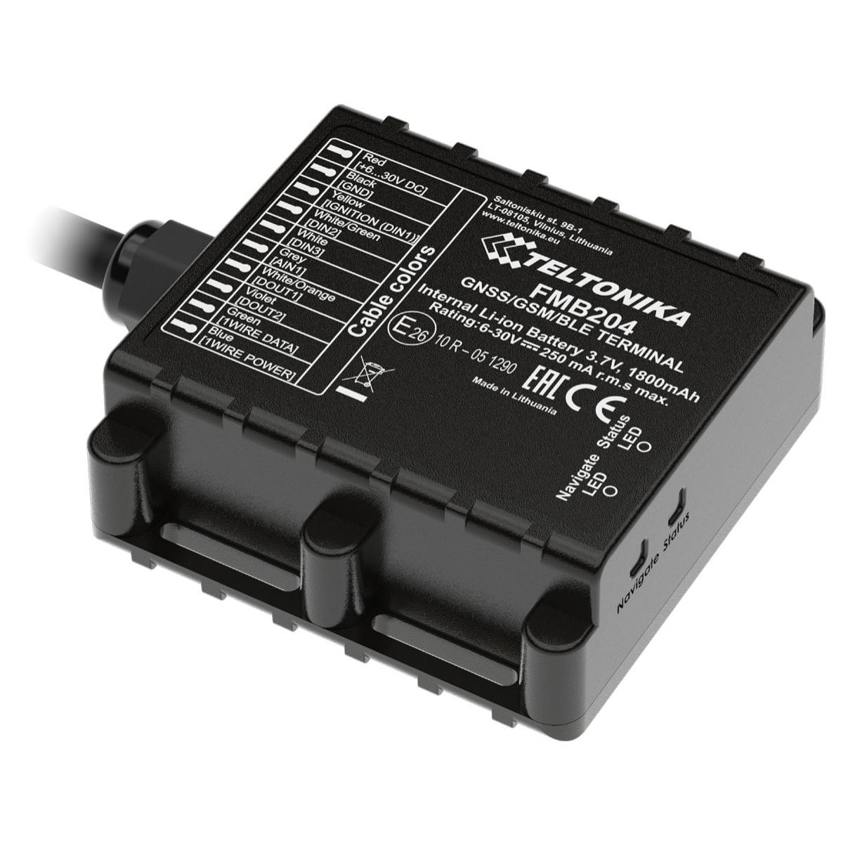 TELTONIKA GPS Tracker αυτοκινήτου FMB204, GSM/GPRS/GNSS, Bluetooth, IP67 | eLabstore.gr TELTONIKA GPS Tracker αυτοκινήτου FMB204, GSM/GPRS/GNSS, Bluetooth, IP67 | GPS | elabstore.gr