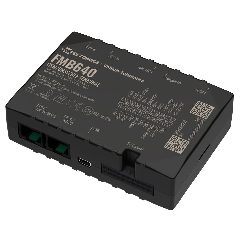 TELTONIKA GPS Tracker αυτοκινήτου FMB640, GSM/GPRS/GNSS, BT, Dual SIM | eLabstore.gr TELTONIKA GPS Tracker αυτοκινήτου FMB640, GSM/GPRS/GNSS, BT, Dual SIM | GPS | elabstore.gr