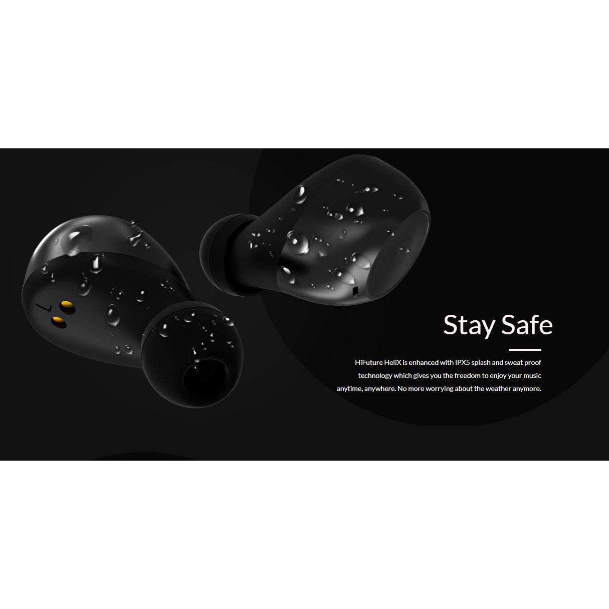 HIFUTURE earphones HeliX με θήκη φόρτισης, true wireless, μαύρα | eLabstore.gr HIFUTURE earphones HeliX με θήκη φόρτισης, true wireless, μαύρα | Αξεσουάρ κινητών | elabstore.gr