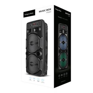 KRUGER&MATZ Φορητό ηχείο KM0557, bluetooth, USB, FM Radio, μαύρο | eLabstore.gr