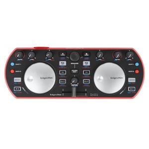 KRUGER&MATZ DJ Controller KMDJ001, μαύρο-κόκκινο | eLabstore.gr KRUGER&MATZ DJ Controller KMDJ001, μαύρο-κόκκινο | Εικόνα & Ήχος | elabstore.gr