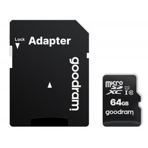 GOODRAM κάρτα μνήμης M1AA microSDΧC UHS-1, 64GB, Class 10 | Συνοδευτικά PC | elabstore.gr