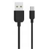 USAMS Καλώδιο USB σε Micro USB US-SJ098 U-Turn, 1m, μαύρο | Αξεσουάρ κινητών | elabstore.gr